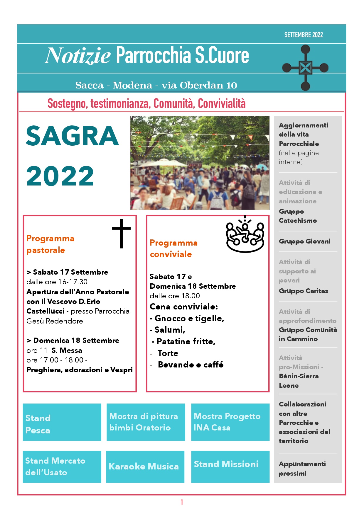 Newsletter Parrocchia S.Cuore 9 2022 001