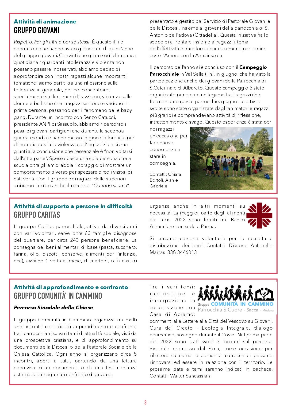 Newsletter Parrocchia S.Cuore 9 2022 003